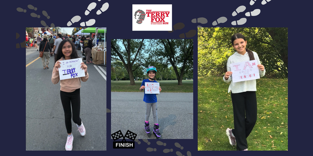Collage of three photos of St. Anne students going on their walks alone