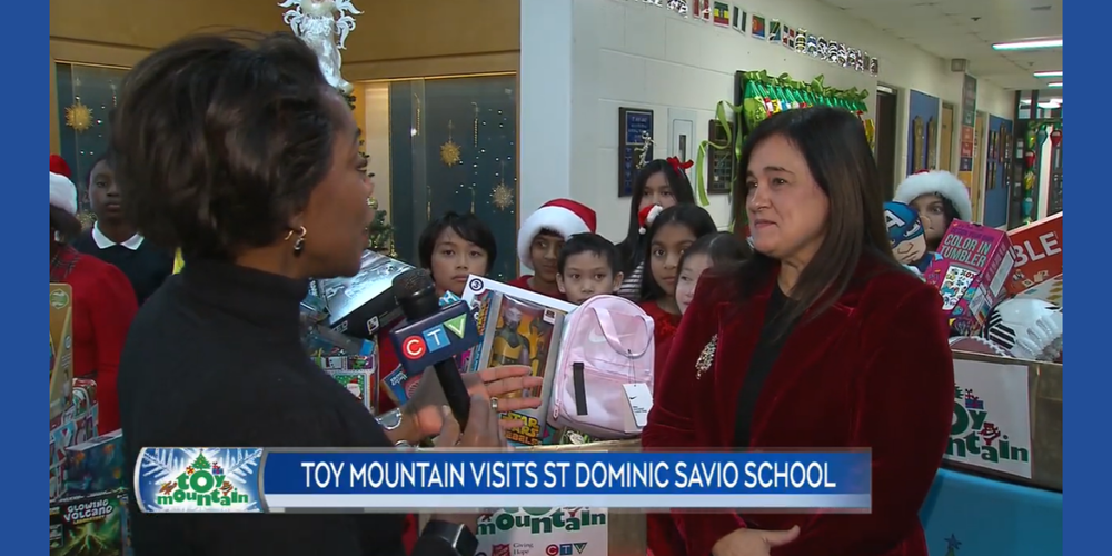 TOY MOUNTAIN VISITS ST. DOMINIC SAVIO SCHOOL
