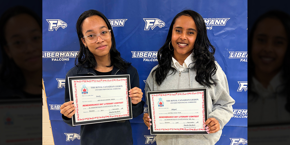 Photo of Francis Libermann students with their certificates of achievement