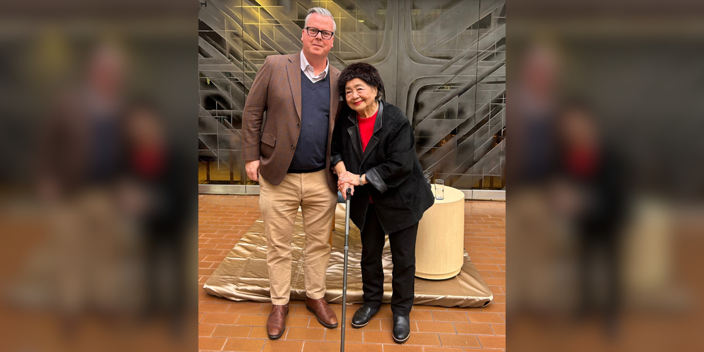 Brendan Browne and Nobel Laureate Setsuko Thurlow