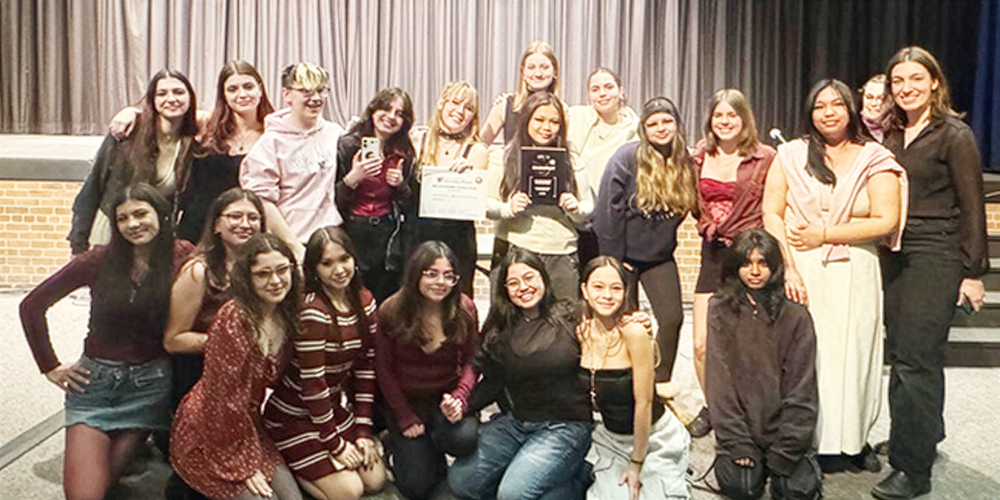 Group photo of the Notre Dame High School Drama Collective