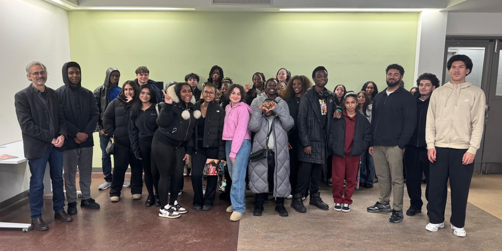 Group photo of students and faculty