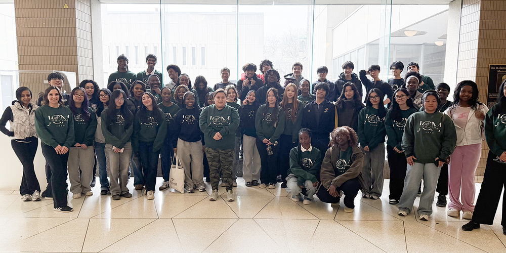 Group photo of JCM students on the excursion