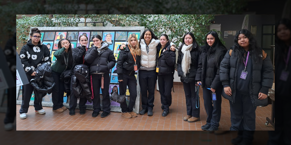 Group photo of students at the event