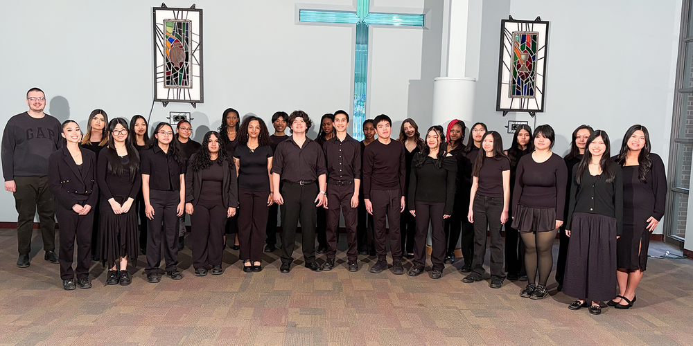 Photo of Senator O' Connor students with their teacher