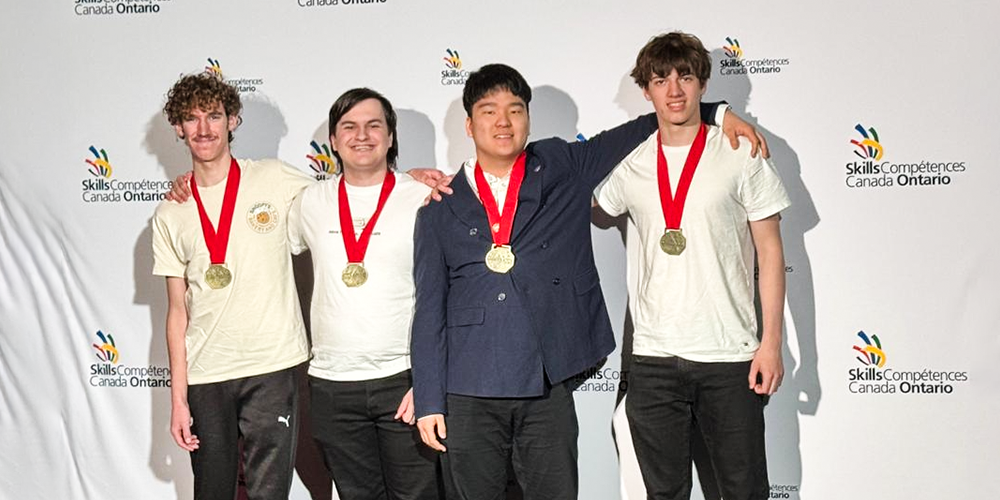 Group photo of the MPSJ Robotics team with their gold medals