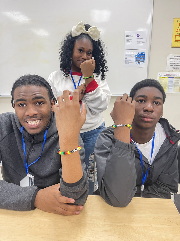 Photo of St. Oscar Romero students attending the symposium