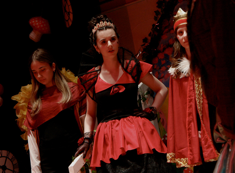 Photo of Loretto Abbey students performing the play