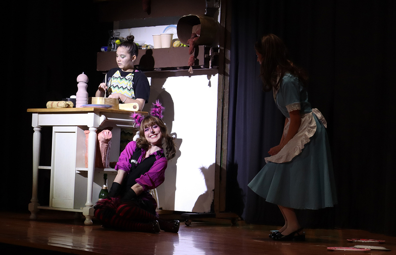 Photo of Loretto Abbey students performing the play