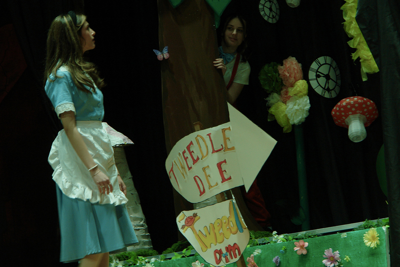 Photo of Loretto Abbey students performing the play
