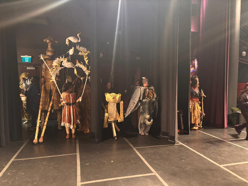 Photo of MPJ students performing the play