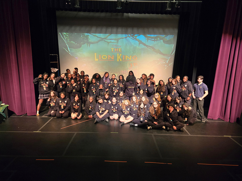 Photo of MPJ students performing the play