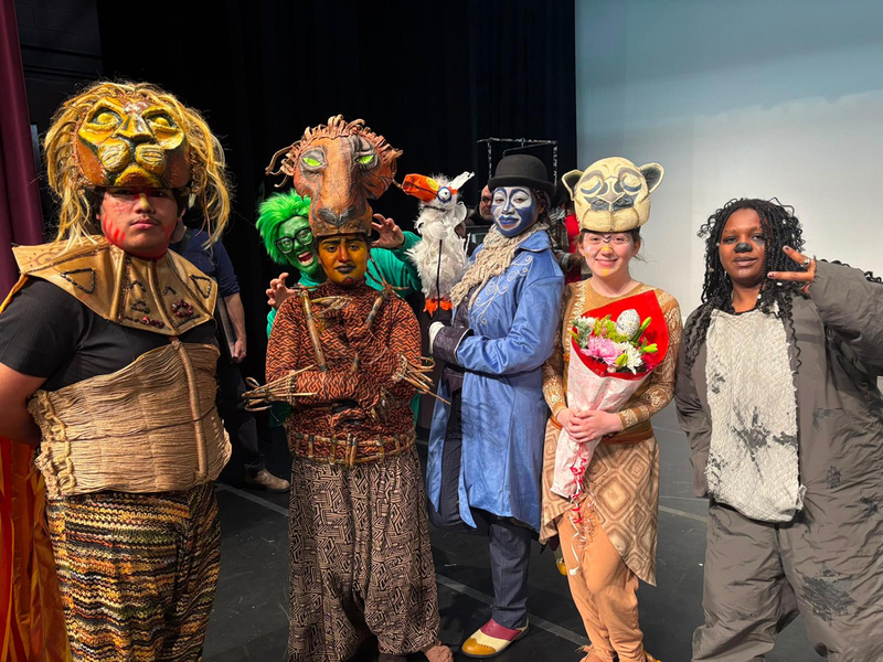 Photo of MPJ students performing the play
