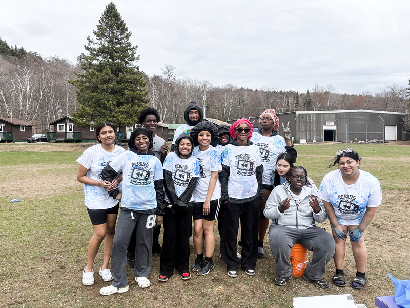 Group photo of SMTCA students at Camp Olympia