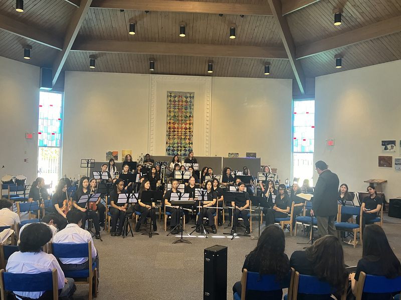 Photo of SJCS music students performing at the festival