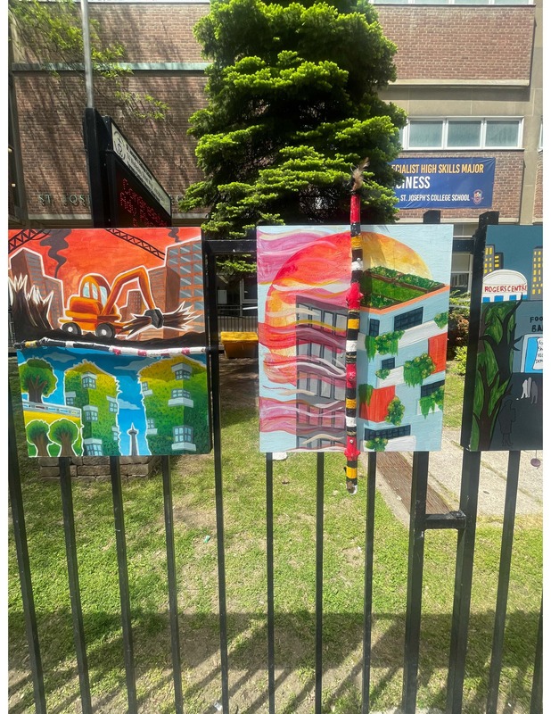 Students Launch “Two Sides of Change” Public Art Project to Address Climate Change Through Creativity