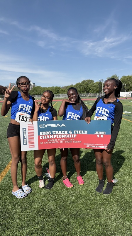 FHC Track and Field Athletes Advance to Provincial Championships After Strong Showing at Metros
