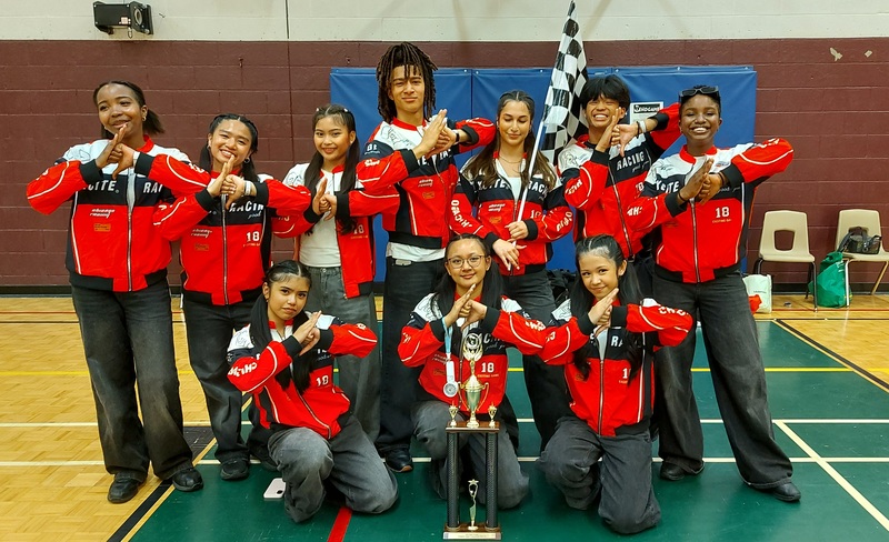 Group photo of the Synergy dance team