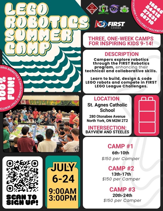 Brebeuf Launches FIRST LEGO League Robotics Camp