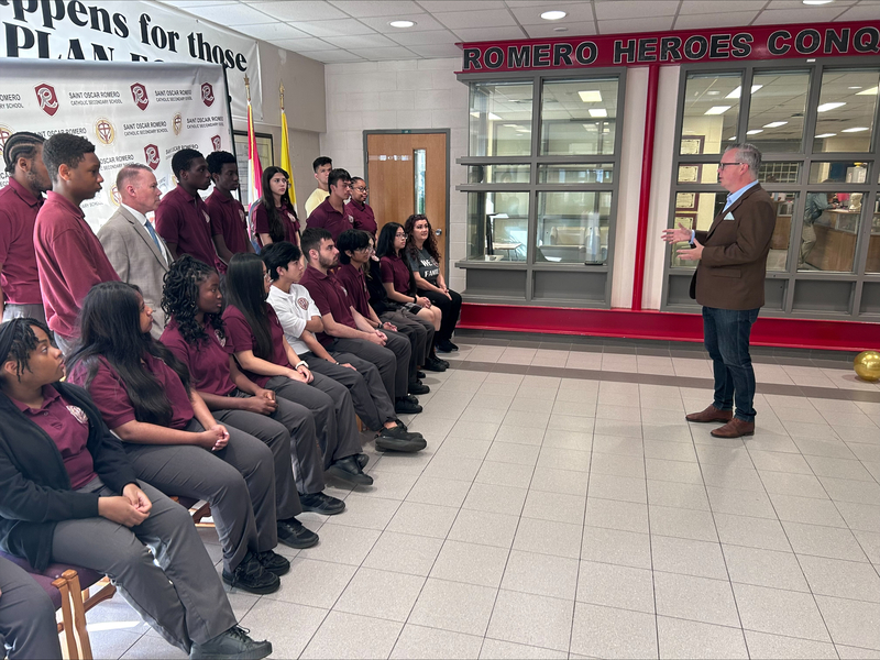 St. Oscar Romero Student Chaplaincy Leadership Program receives TCDSB Innovative Exemplary Practice Award