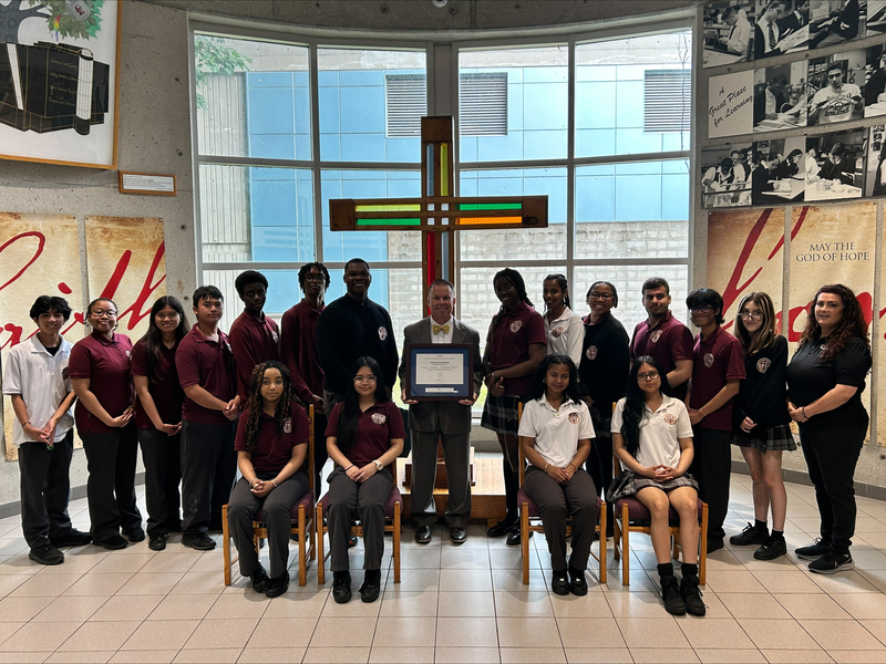 St. Oscar Romero Student Chaplaincy Leadership Program receives TCDSB Innovative Exemplary Practice Award