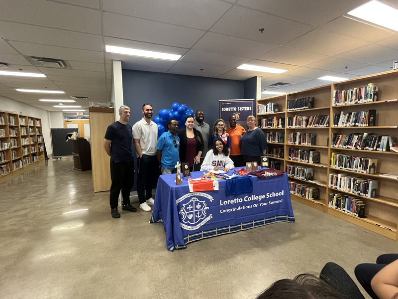 Loretto College School Celebrates Caia O.’s Athletic Scholarship Achievement