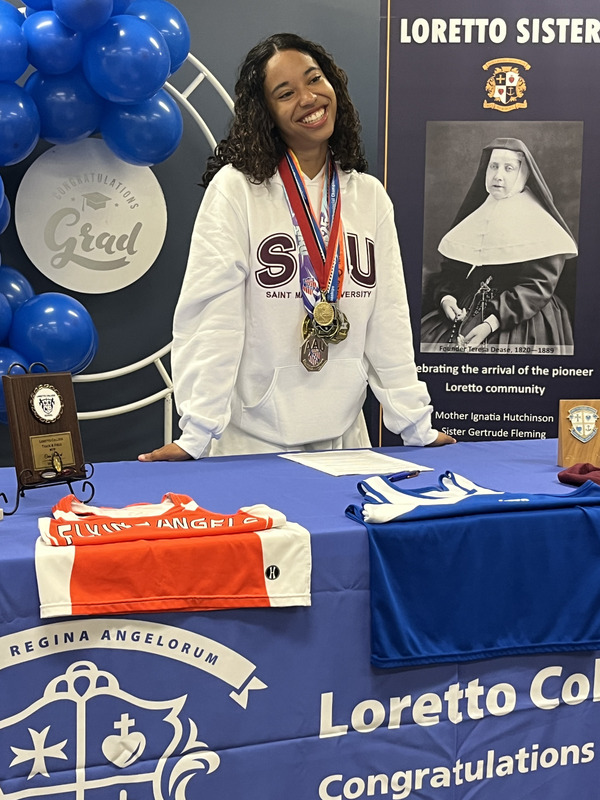 Loretto College School Celebrates Caia O.’s Athletic Scholarship Achievement