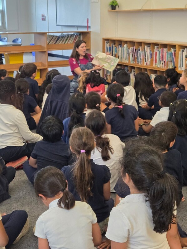 Young Readers Inspired During Author Visit at St. Benedict Catholic School