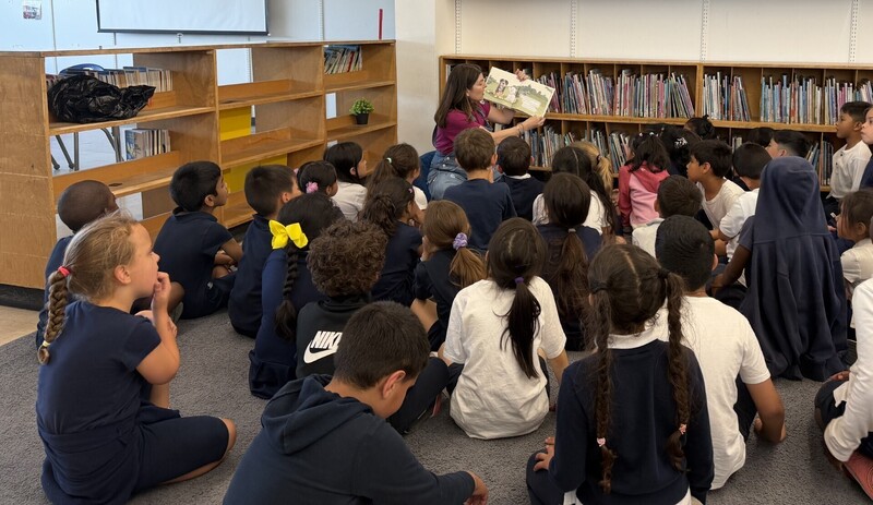 Young Readers Inspired During Author Visit at St. Benedict Catholic School