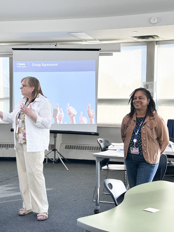 Photo of Mary Ward staff and presenters at the event