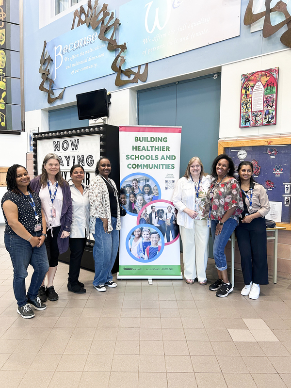 Photo of Mary Ward staff and presenters at the event