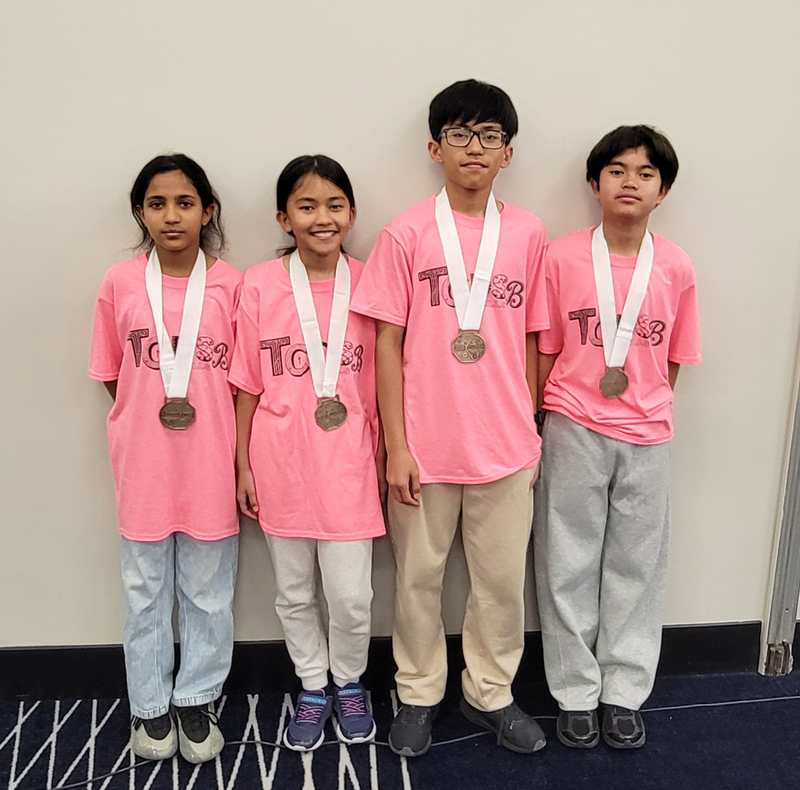 Photo of TCDSB students with their medals