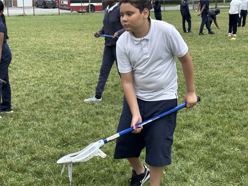 Photo of students enjoying the Games