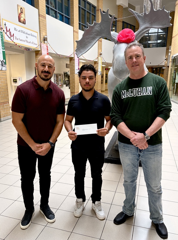 Marshall McLuhan Student Receives Skilled Trades Bursary