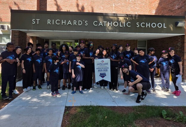 St. Richard Catholic School Students Step Up to the Plate Through Jays Care Programs