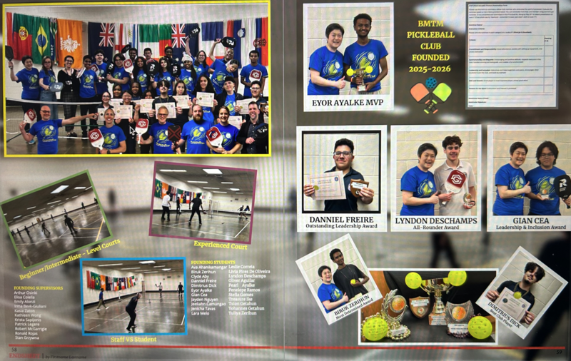 Bishop Morrocco/Thomas Merton Catholic Secondary School Celebrates a Successful Inaugural Pickleball Club Season