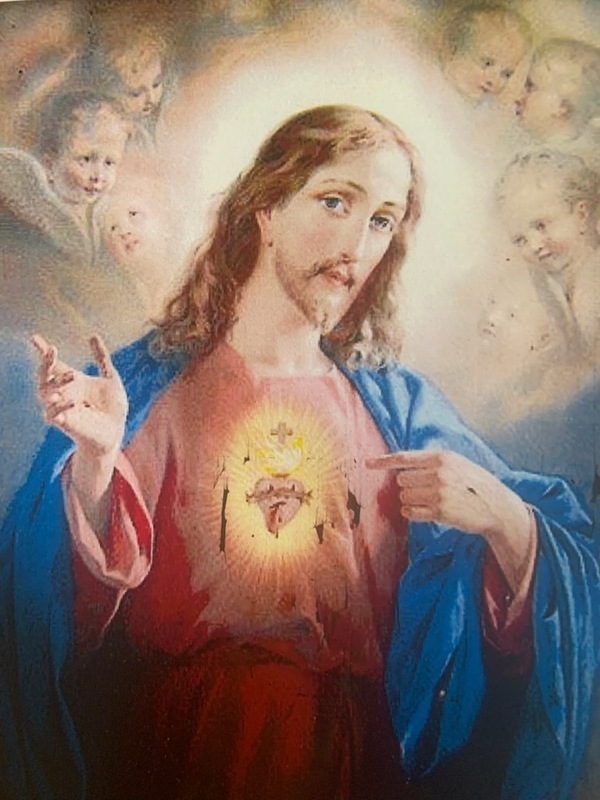 Painting of Jesus with the Sacred Heart