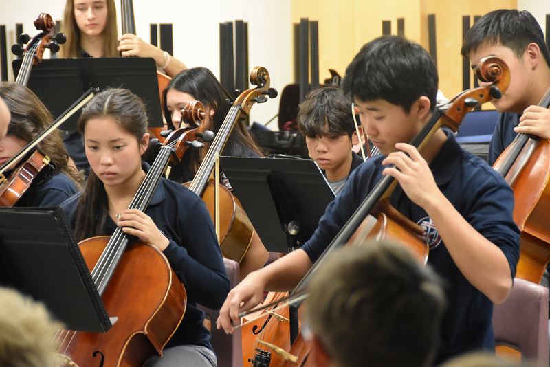 Photo of Redmond music students performing at the festival