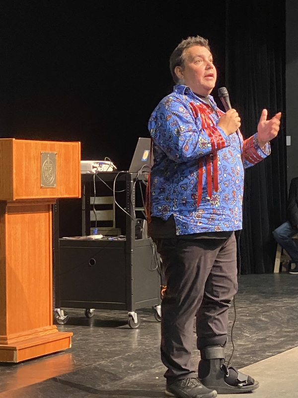 Father John Redmond Welcomes Dr. Niigaan Sinclair for Inspiring Talk on Truth and Reconciliation