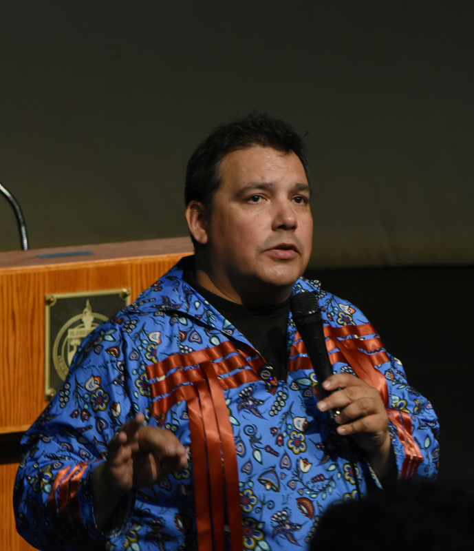 Father John Redmond Welcomes Dr. Niigaan Sinclair for Inspiring Talk on Truth and Reconciliation