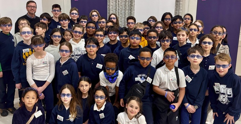 Group photo of Paul Satura with his students