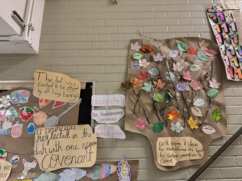 Photo of the creative work by OLPH Grade 2/3 class students