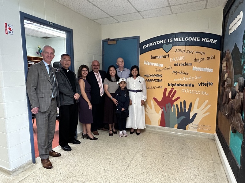 St. Columba Elementary School Unveils Art Decals Honouring Danielle Moore