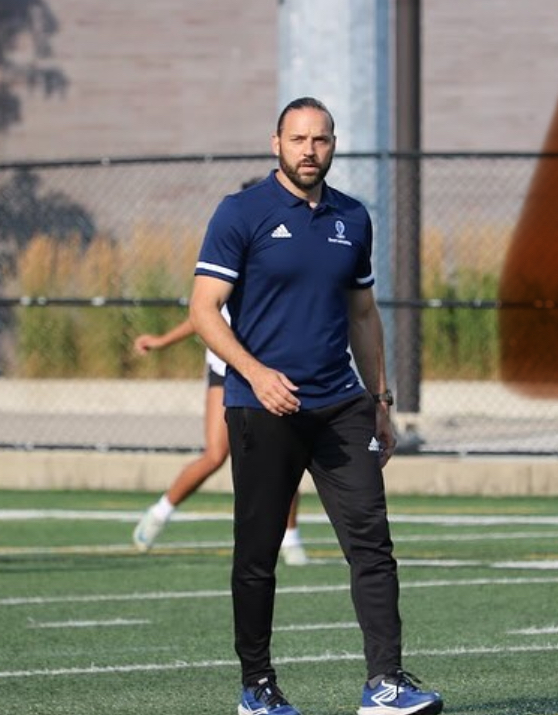 Photo of Dr. Richard Bucciarelli on the field