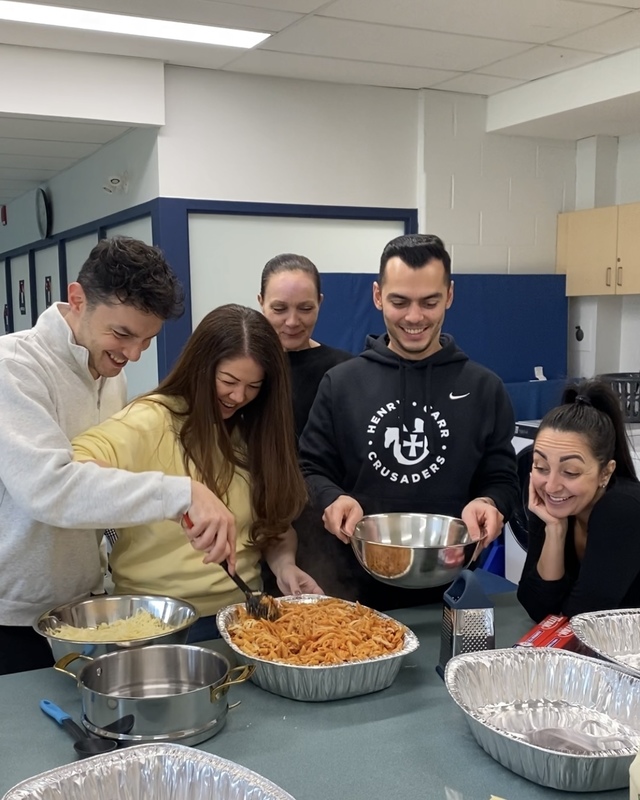 Photo of Father Henry Carr staff