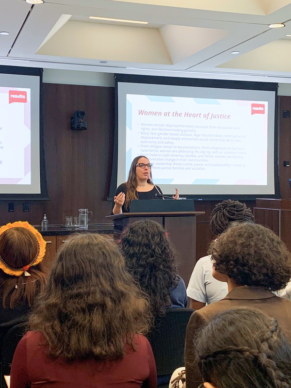 Photo of St. Oscar Romero students attending the workshops