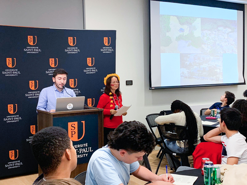 Photo of St. Oscar Romero students attending the workshops