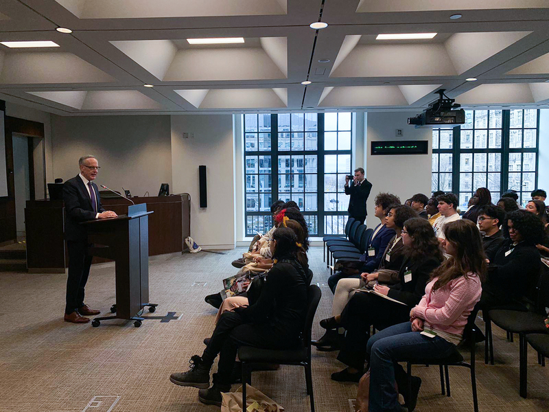 Photo of St. Oscar Romero students attending the workshops