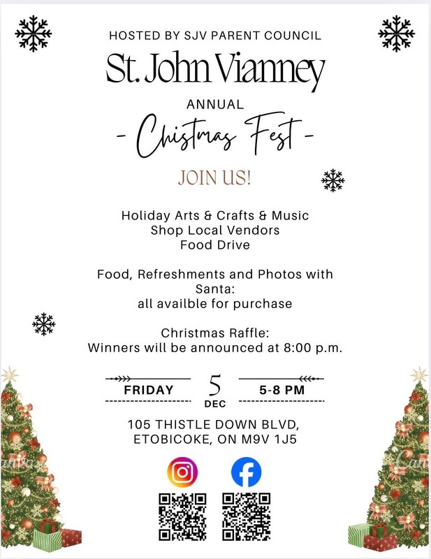 St. John Vianney Annual Christmas Fest