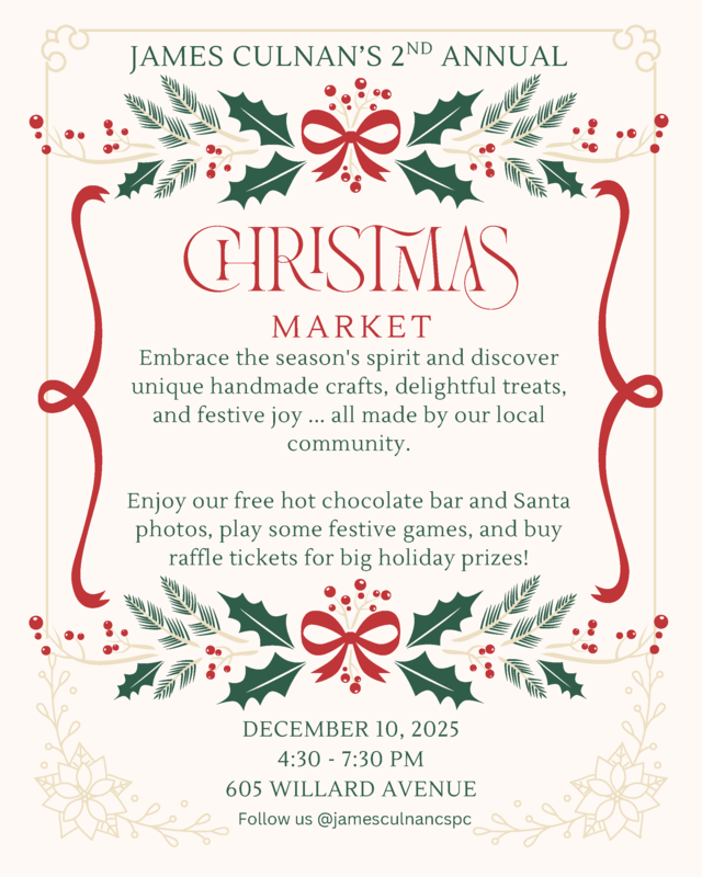 James Culnan's Second Annual Christmas Market